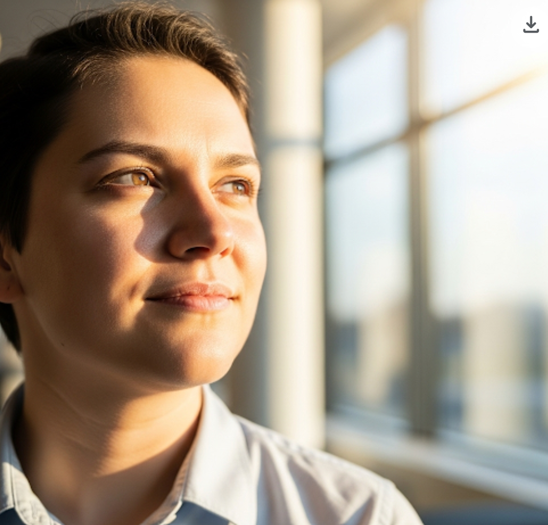 An image of a content person, implying the effectiveness and importance of compliance reporting.